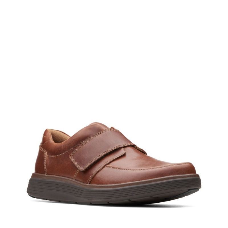 Pánské Loafers Clarks Un Abode Strap Tmavě Hnědé | CZ-253791