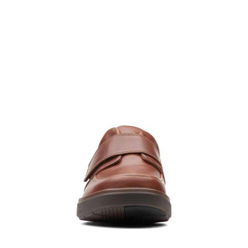 Pánské Loafers Clarks Un Abode Strap Tmavě Hnědé | CZ-253791