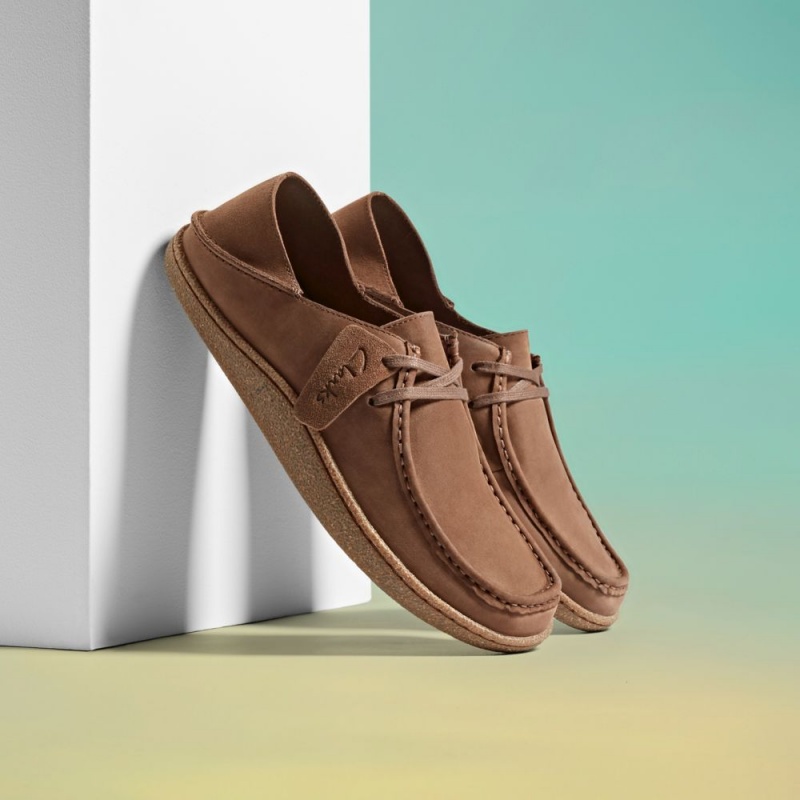 Pánské Obuv Clarks Pilton Wallabee Hnědé | CZ-098621