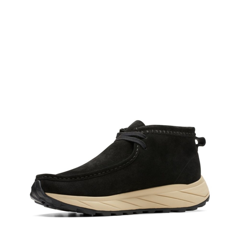 Pánské Obuv Clarks Wallabee Eden Černé | CZ-716534