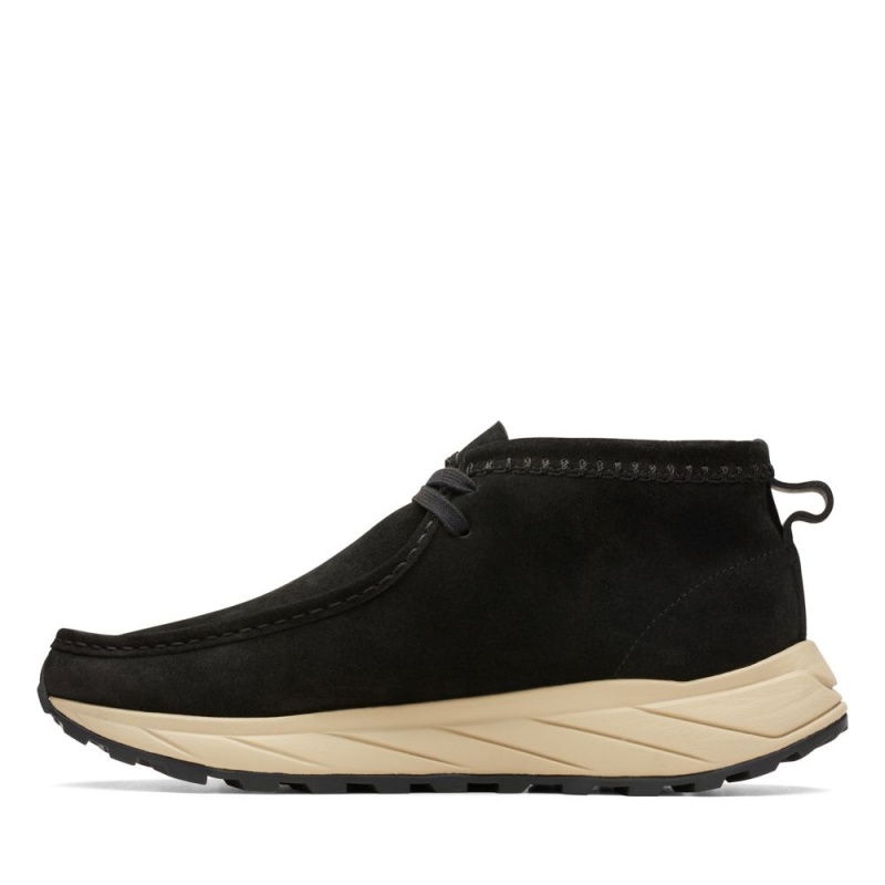 Pánské Obuv Clarks Wallabee Eden Černé | CZ-716534