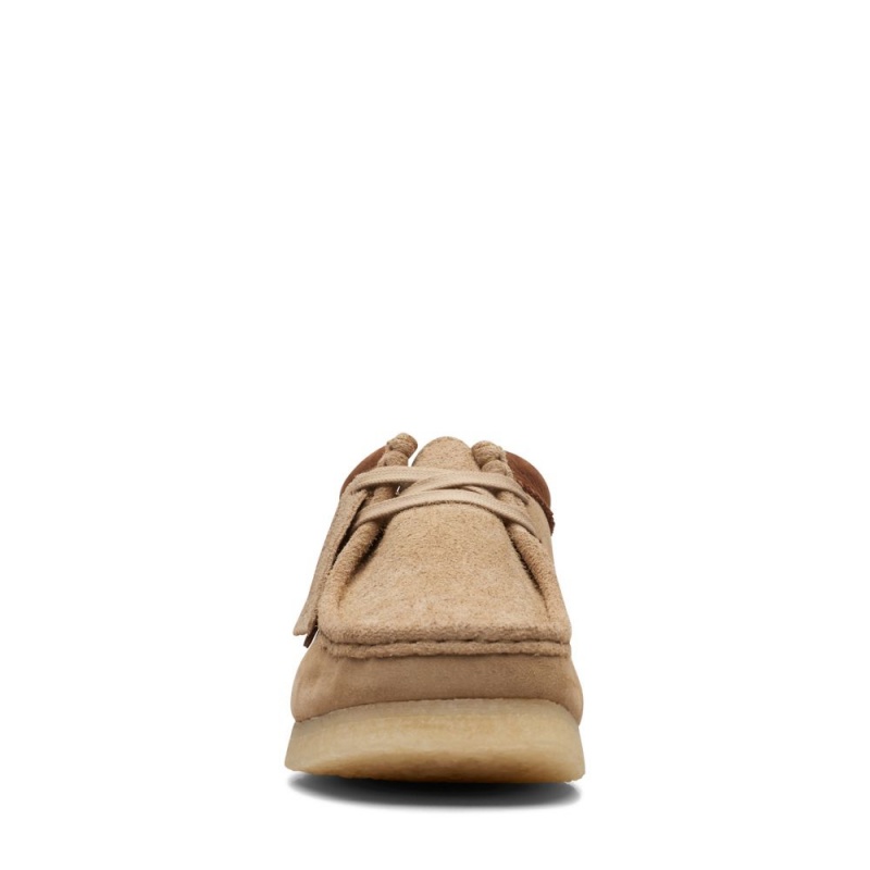 Pánské Obuv Clarks Wallabee Hnědé Bílé | CZ-120874