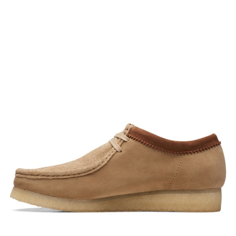 Pánské Obuv Clarks Wallabee Hnědé Bílé | CZ-120874