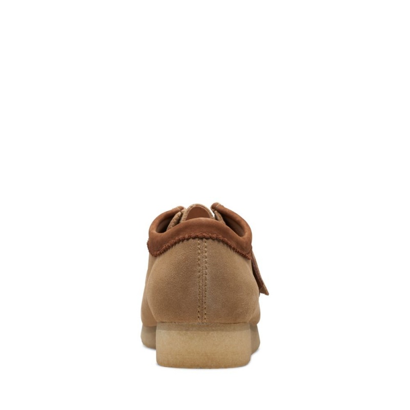 Pánské Obuv Clarks Wallabee Hnědé Bílé | CZ-120874