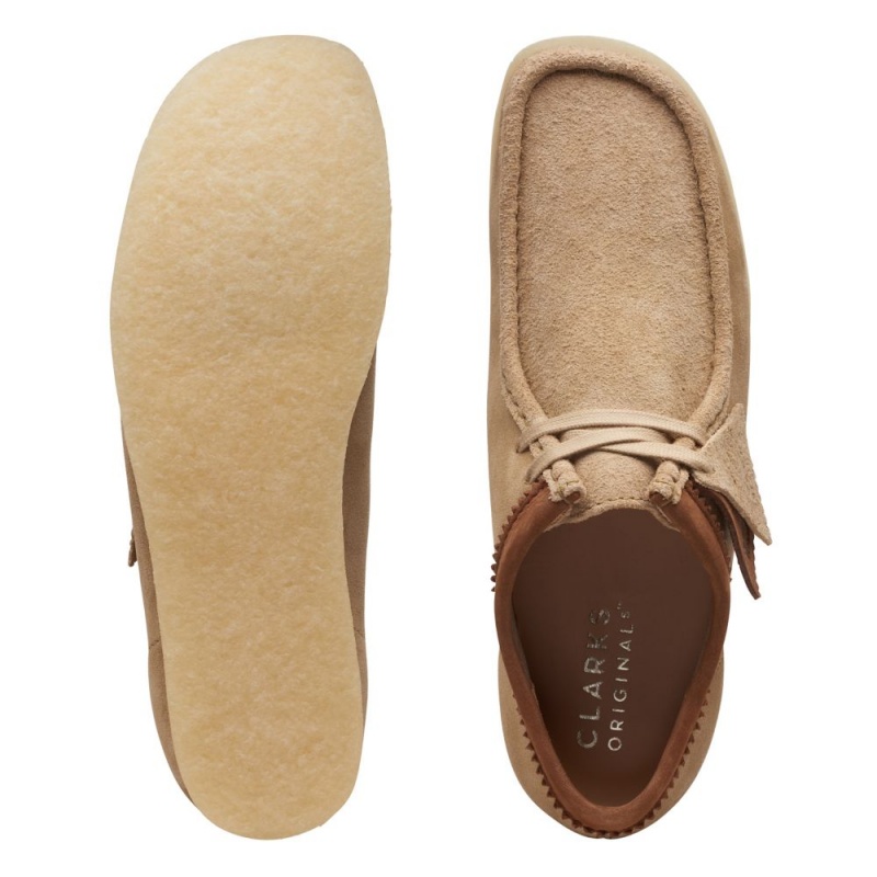 Pánské Obuv Clarks Wallabee Hnědé Bílé | CZ-120874