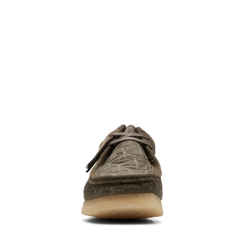 Pánské Obuv Clarks Wallabee Olivy Zelené | CZ-728340