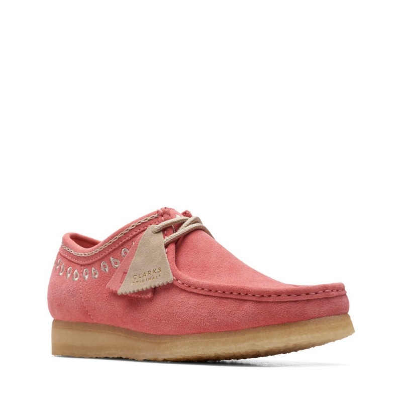 Pánské Obuv Clarks Wallabee Růžové | CZ-279610