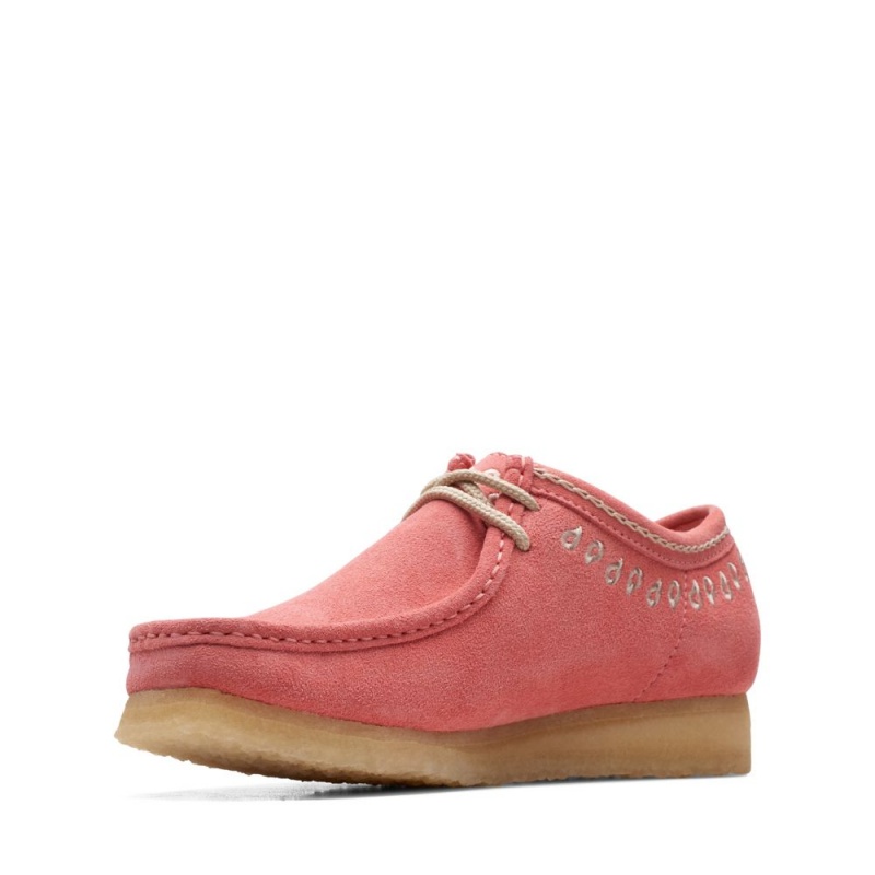 Pánské Obuv Clarks Wallabee Růžové | CZ-279610