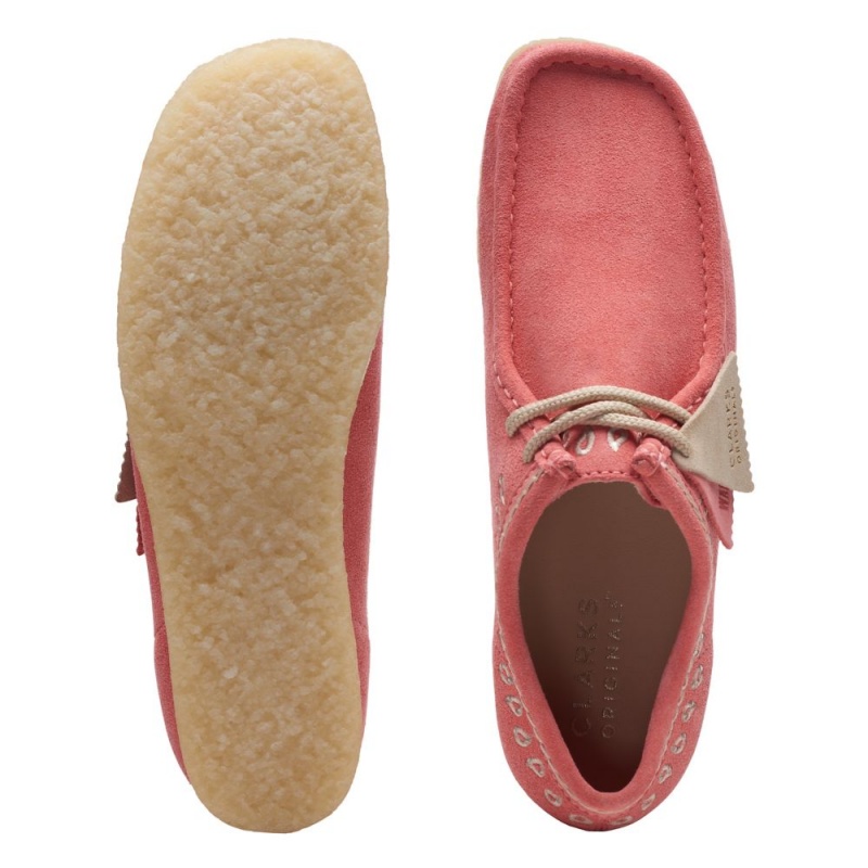 Pánské Obuv Clarks Wallabee Růžové | CZ-279610