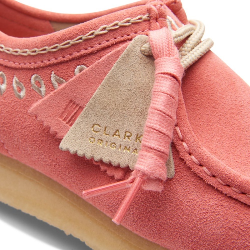 Pánské Obuv Clarks Wallabee Růžové | CZ-279610