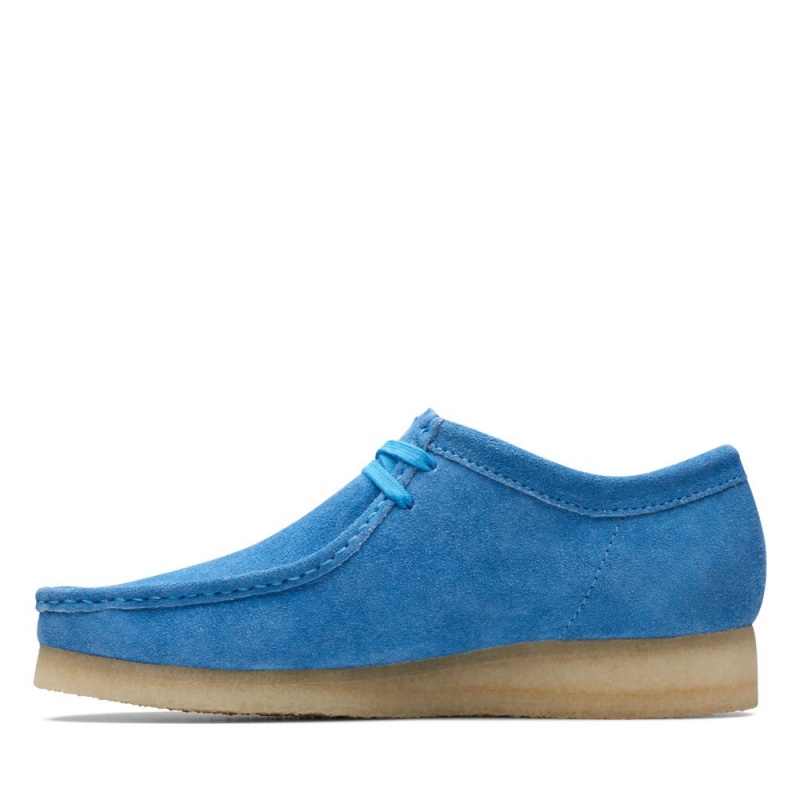 Pánské Obuv Clarks Wallabee Světle Blankyt | CZ-567401