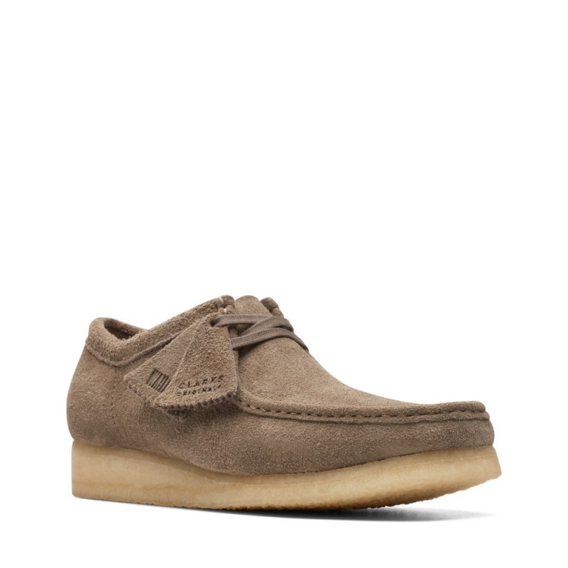 Pánské Obuv Clarks Wallabee Tmavě Šedé | CZ-289513