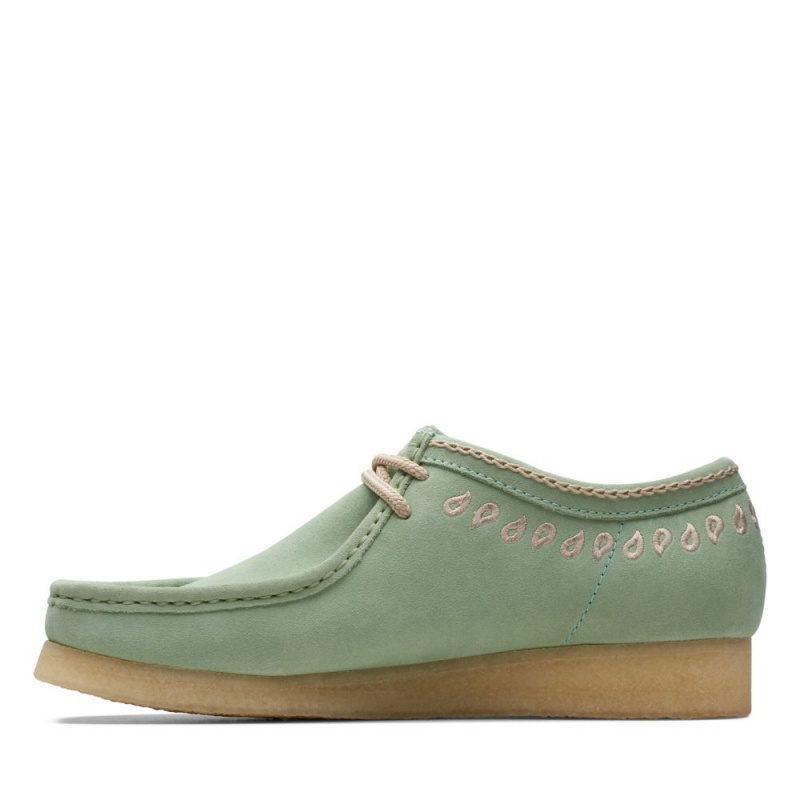 Pánské Obuv Clarks Wallabee Zelene | CZ-573086