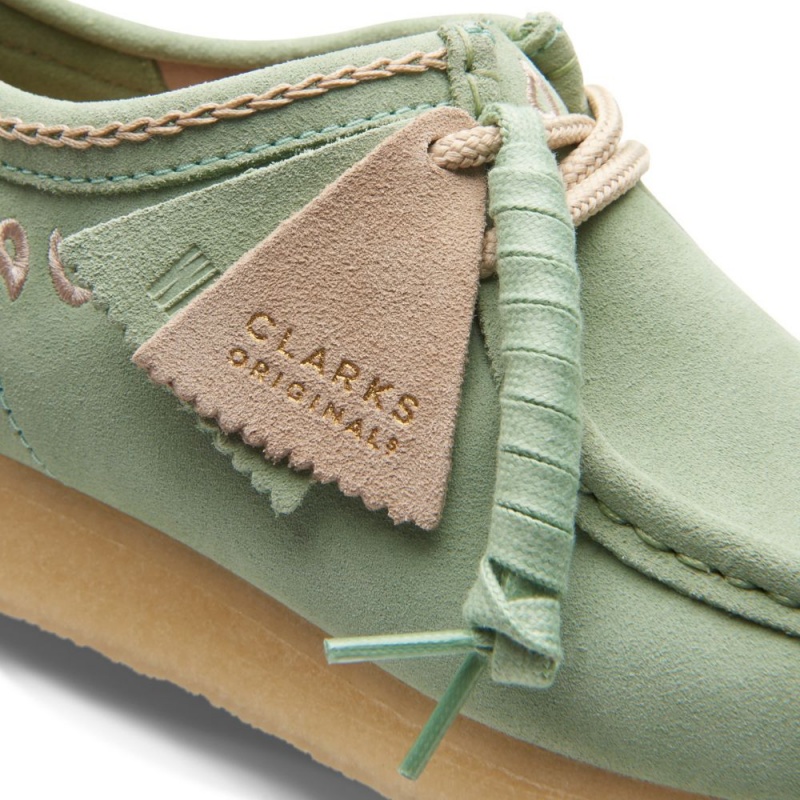 Pánské Obuv Clarks Wallabee Zelene | CZ-573086