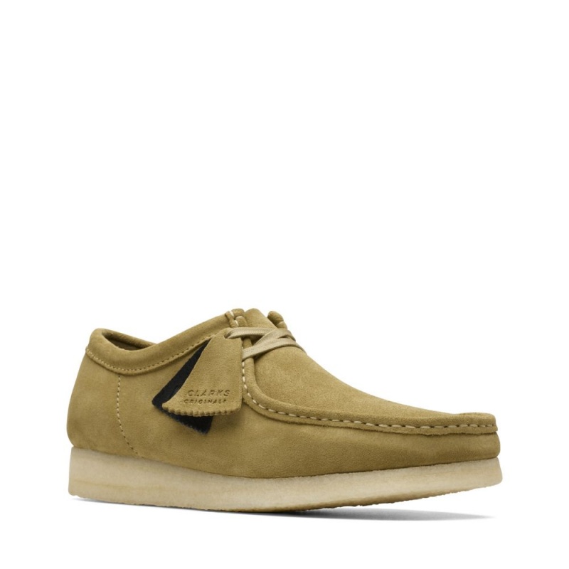 Pánské Obuv Clarks Wallabee Zelene | CZ-903548