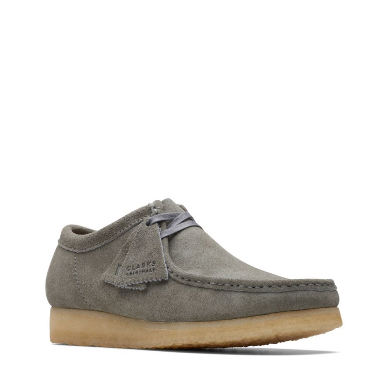 Pánské Obuv Clarks Wallabee Šedé | CZ-032941