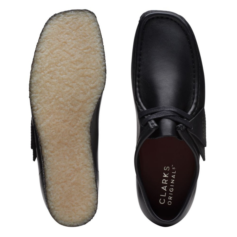 Pánské Obuv Clarks Wallabee Černé | CZ-352874