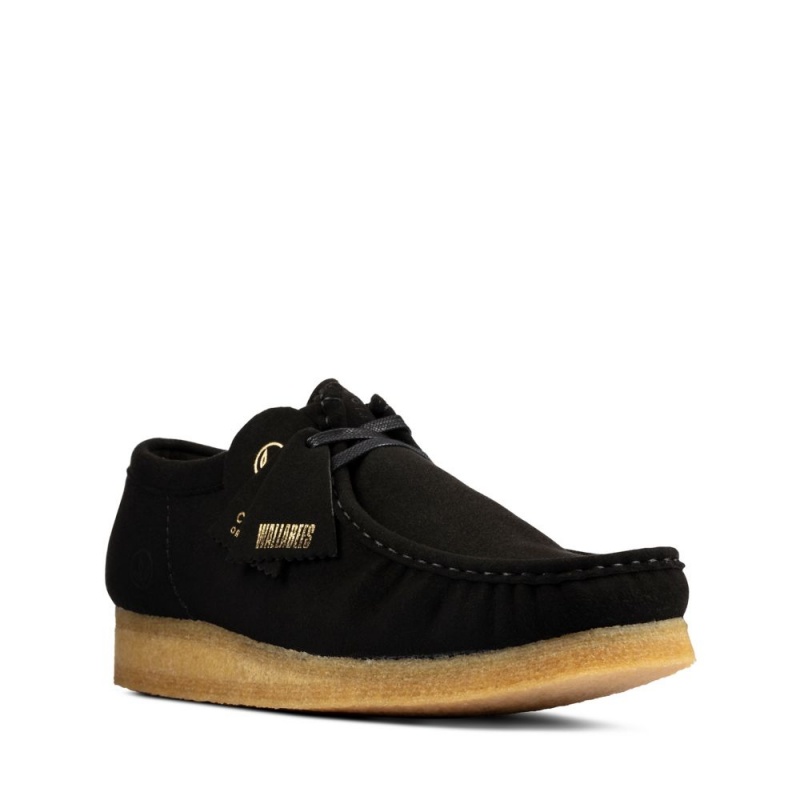 Pánské Obuv Clarks Wallabee Černé | CZ-507284