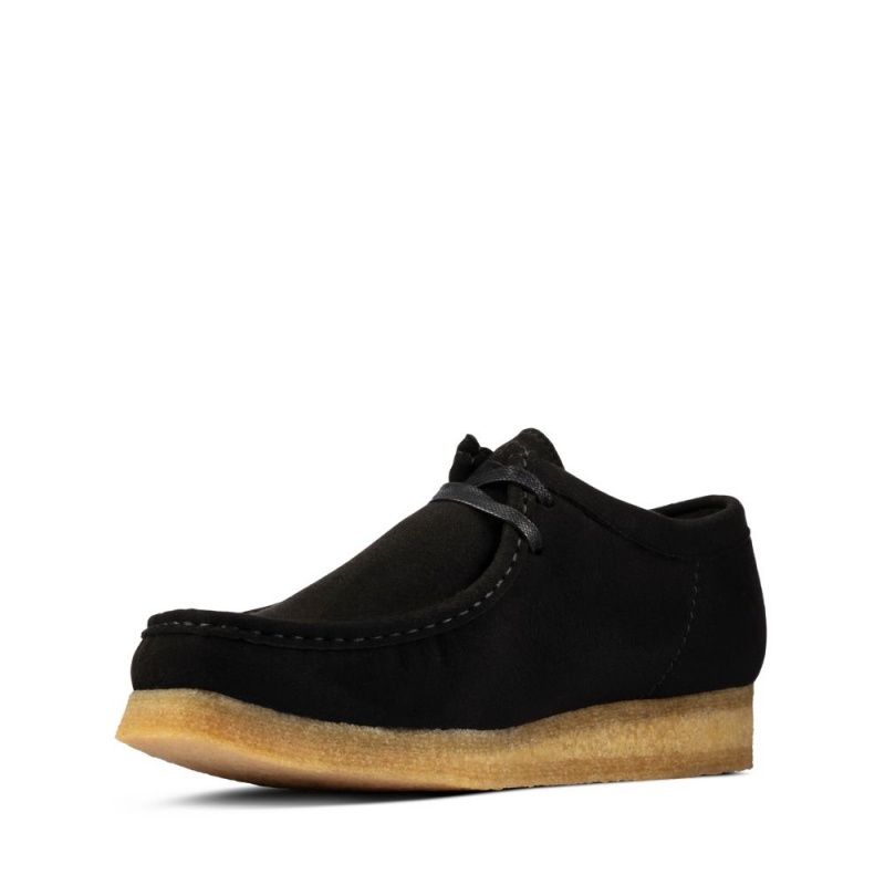 Pánské Obuv Clarks Wallabee Černé | CZ-507284