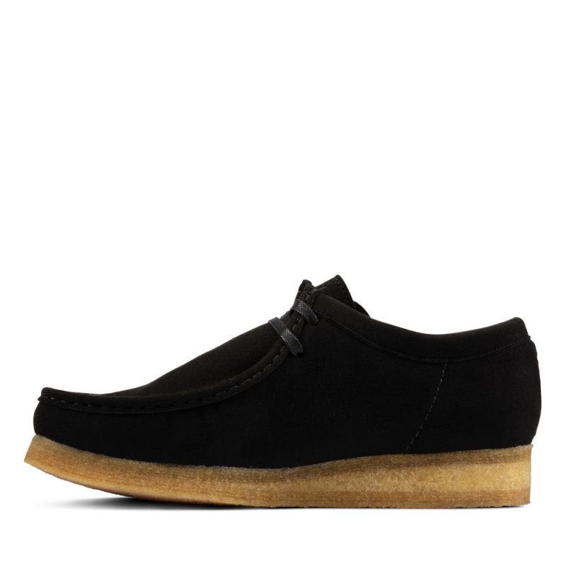 Pánské Obuv Clarks Wallabee Černé | CZ-507284