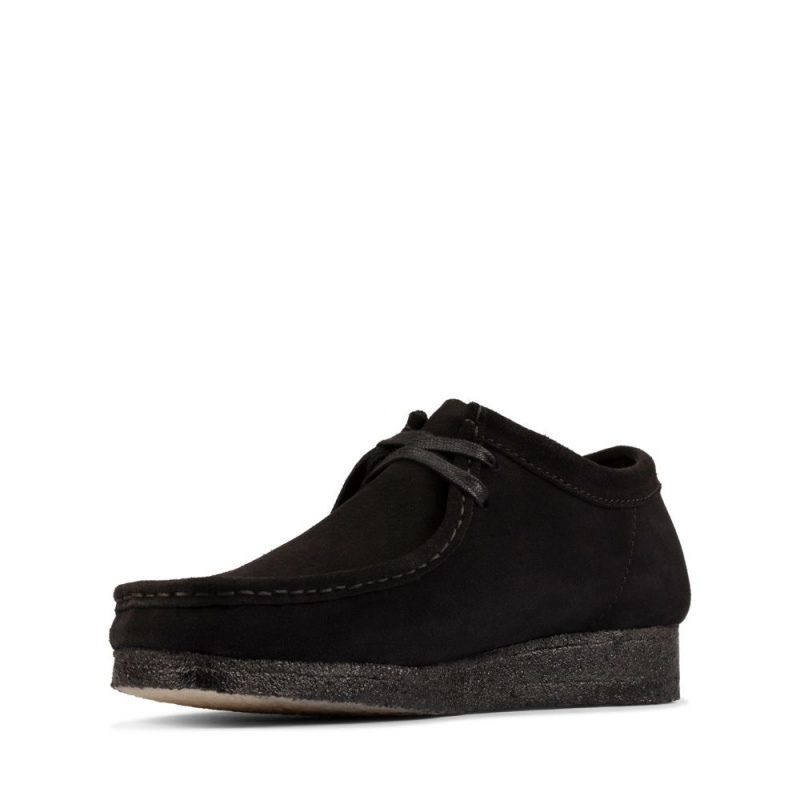 Pánské Obuv Clarks Wallabee Černé | CZ-798450