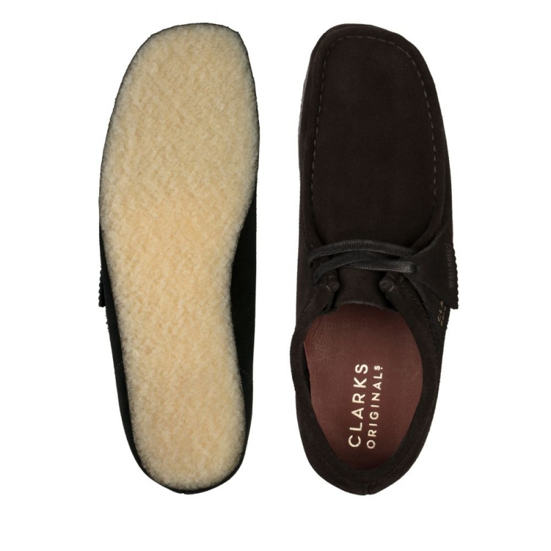 Pánské Obuv Clarks Wallabee Černé | CZ-798450