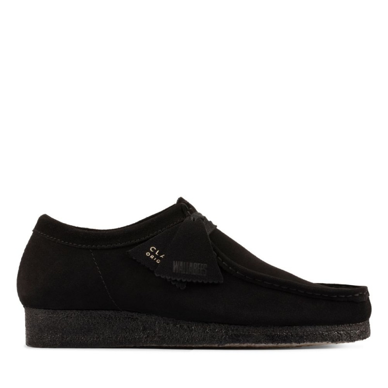 Pánské Obuv Clarks Wallabee Černé | CZ-798450