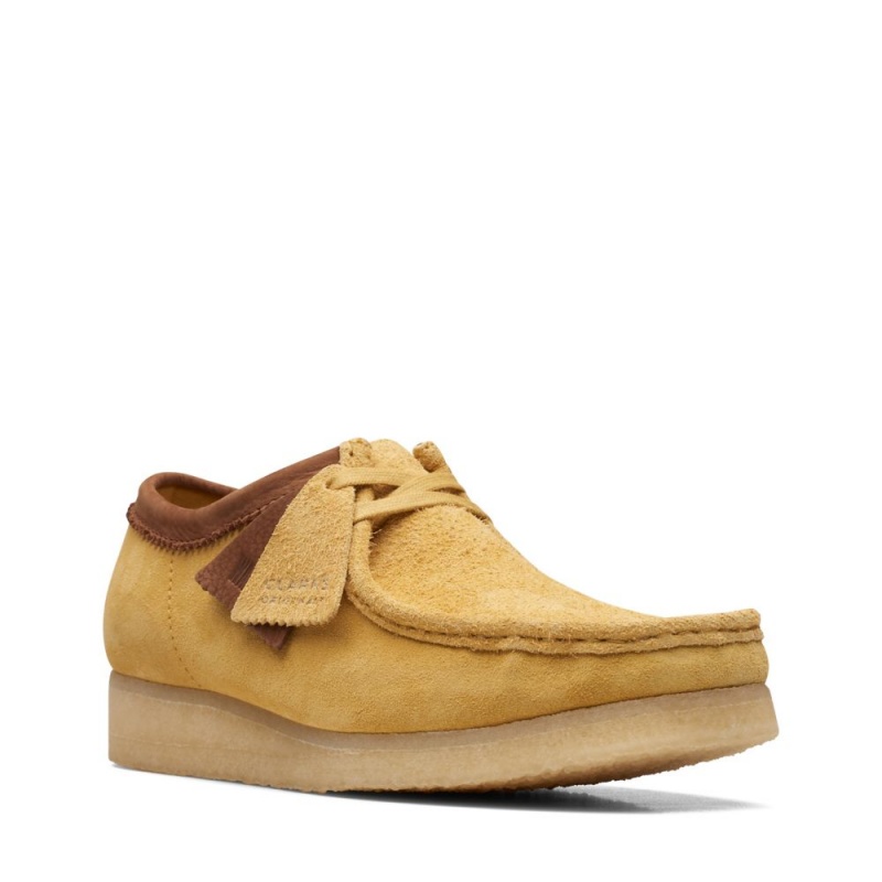 Pánské Obuv Clarks Wallabee Žluté | CZ-425769