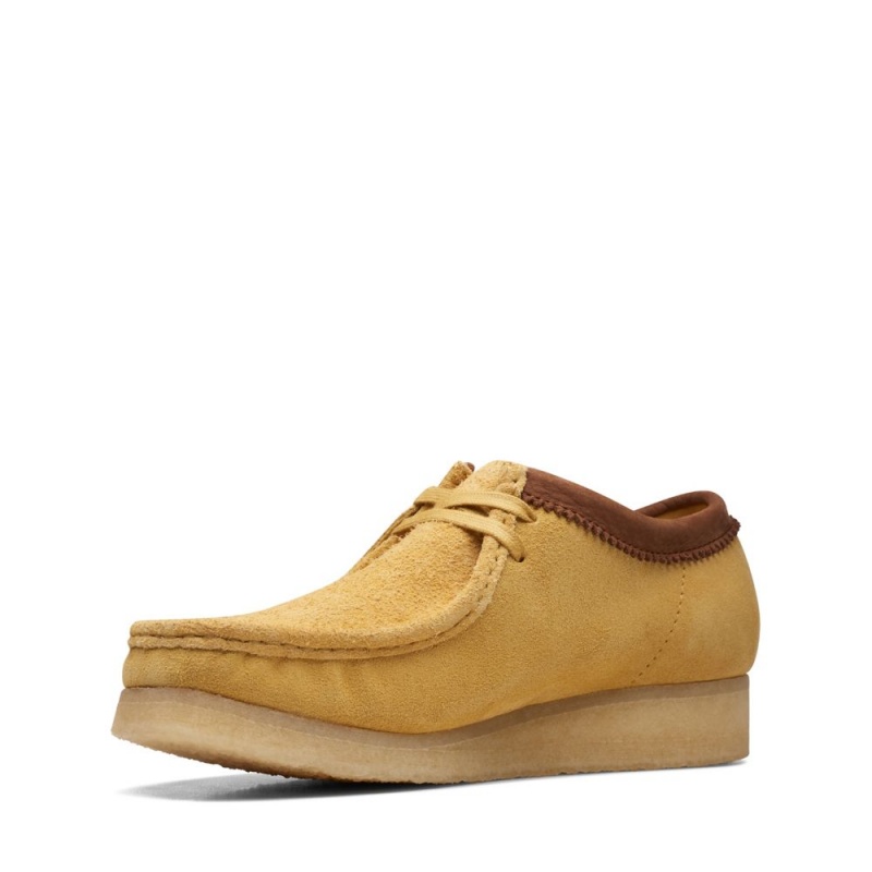 Pánské Obuv Clarks Wallabee Žluté | CZ-425769