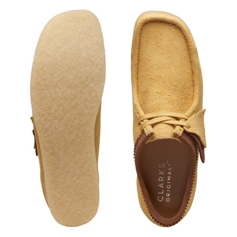 Pánské Obuv Clarks Wallabee Žluté | CZ-425769