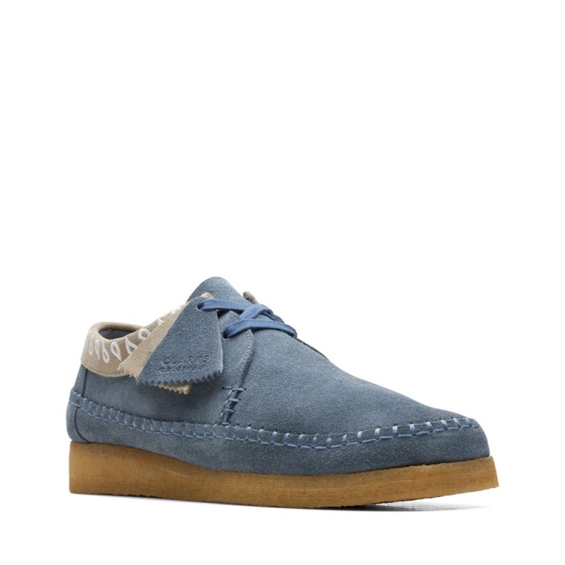 Pánské Originals Clarks Weaver Tmavě Blankyt | CZ-980462