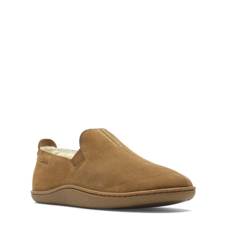 Pánské Pantofle Clarks Home Mocc Hnědé | CZ-764035