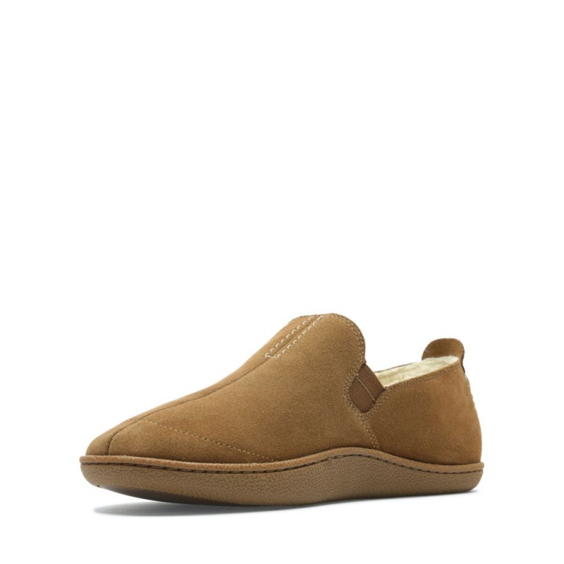 Pánské Pantofle Clarks Home Mocc Hnědé | CZ-764035