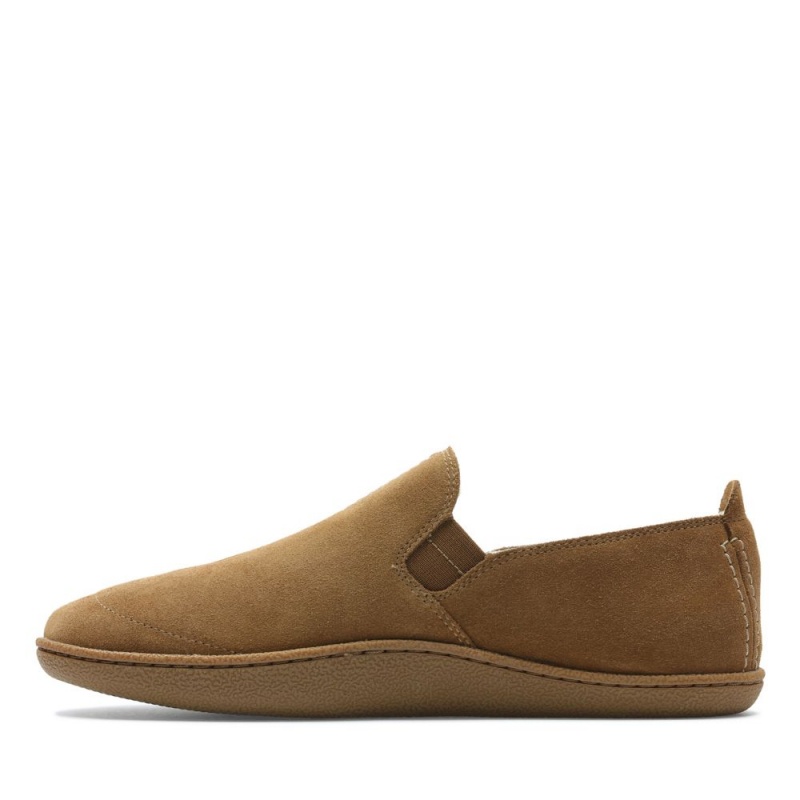 Pánské Pantofle Clarks Home Mocc Hnědé | CZ-764035