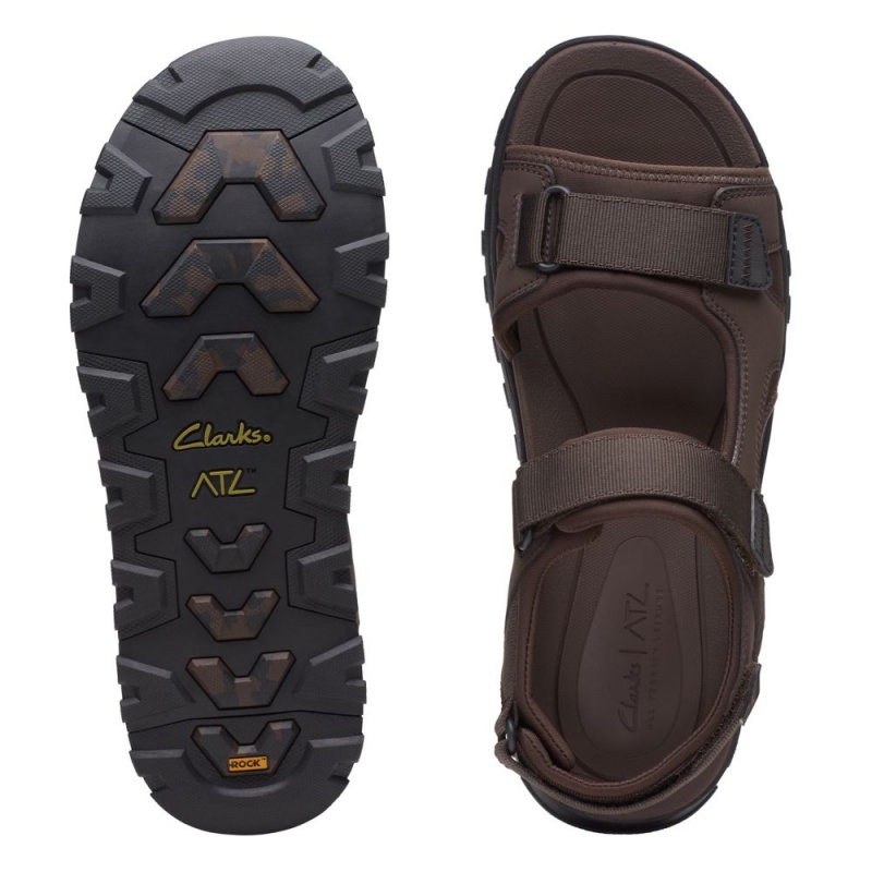 Pánské Sandály Clarks ATL Trek Sun Hnědé | CZ-371265