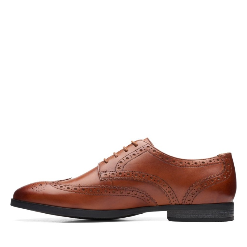 Pánské Společenské Boty Clarks Bradish Limit Hnědé | CZ-824653