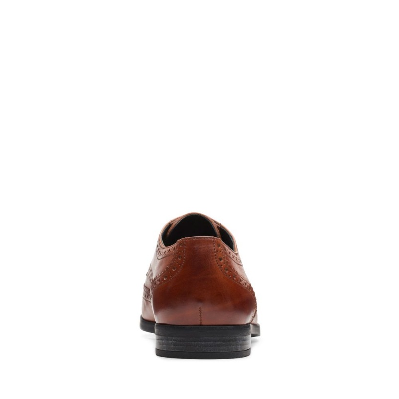 Pánské Společenské Boty Clarks Bradish Limit Hnědé | CZ-824653