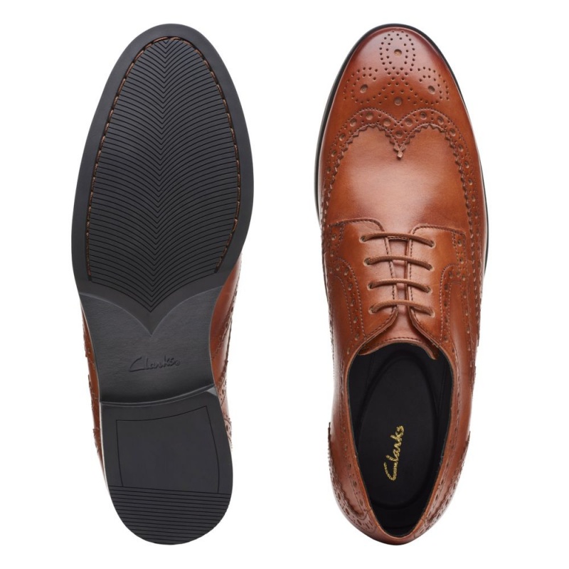 Pánské Společenské Boty Clarks Bradish Limit Hnědé | CZ-824653