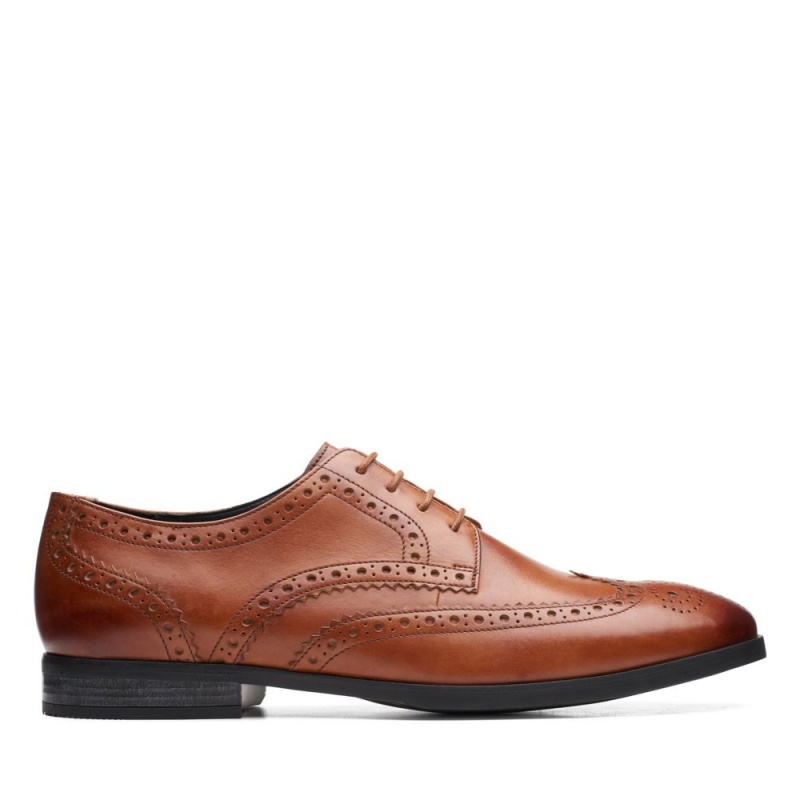 Pánské Společenské Boty Clarks Bradish Limit Hnědé | CZ-824653