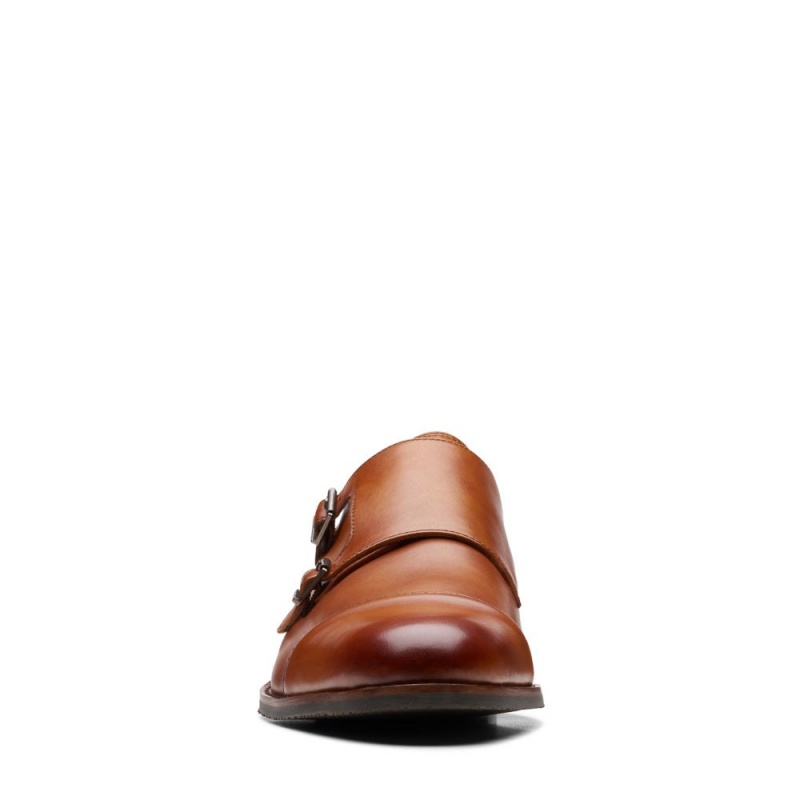 Pánské Společenské Boty Clarks Craft Arlo Monk Hnědé | CZ-503687