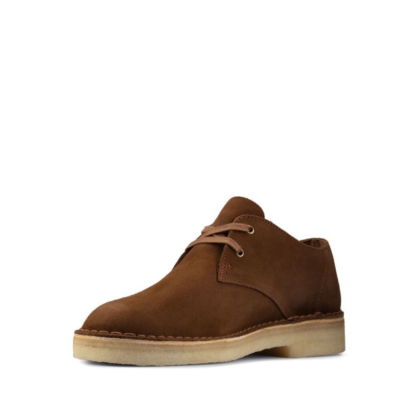 Pánské Společenské Boty Clarks Desert Khan Hnědé | CZ-032574