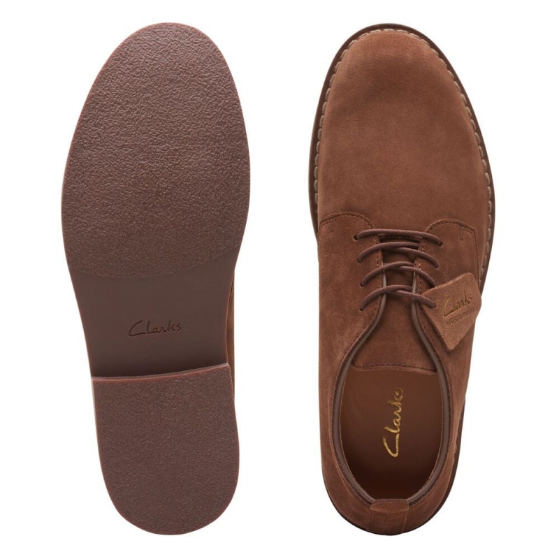 Pánské Společenské Boty Clarks Desert Lon Evo Hnědé | CZ-207539