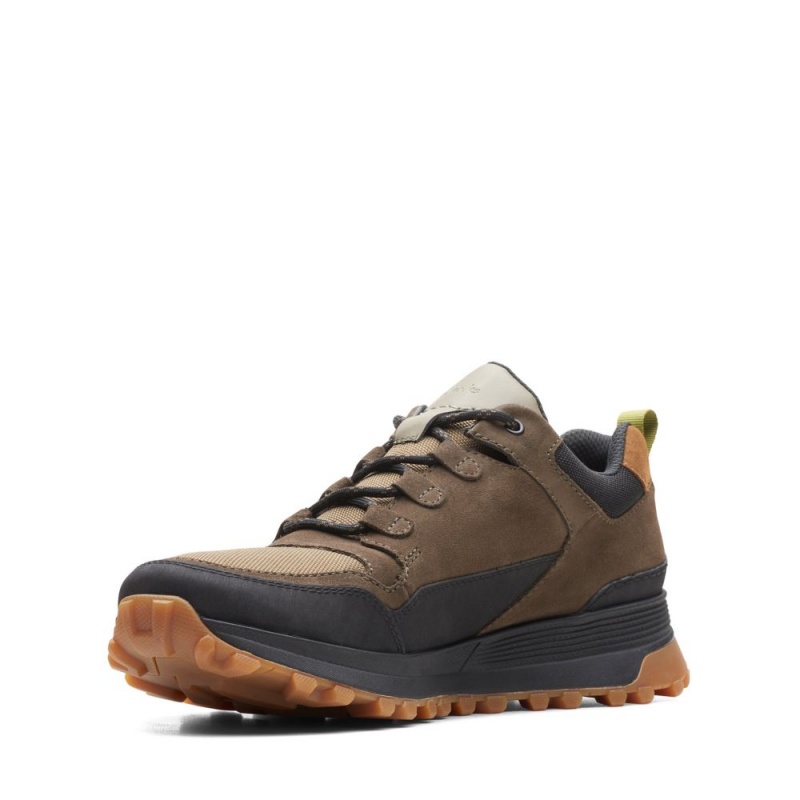 Pánské Tenisky Clarks ATL Trek Lo GORE-TEX Tmavě Olivy Zelené | CZ-843096