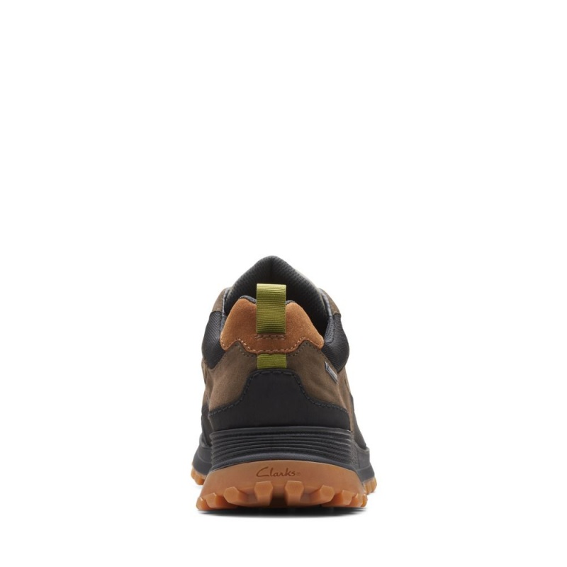 Pánské Tenisky Clarks ATL Trek Lo GORE-TEX Tmavě Olivy Zelené | CZ-843096