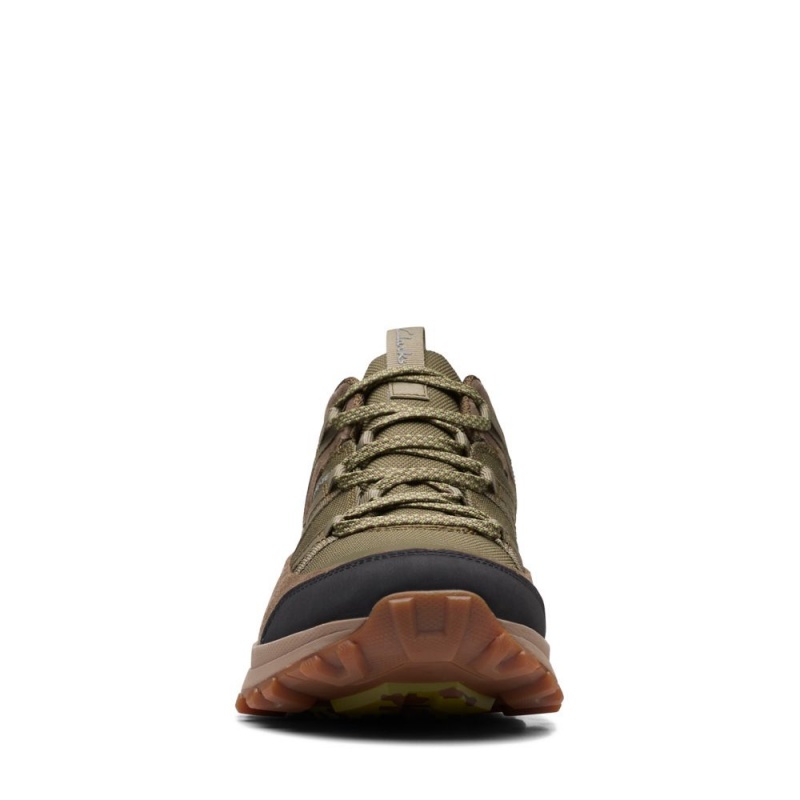 Pánské Tenisky Clarks ATL Trek Run GORE-TEX Tmavě Olivy Zelené | CZ-275046