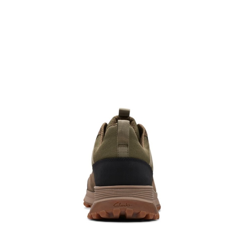 Pánské Tenisky Clarks ATL Trek Run GORE-TEX Tmavě Olivy Zelené | CZ-275046