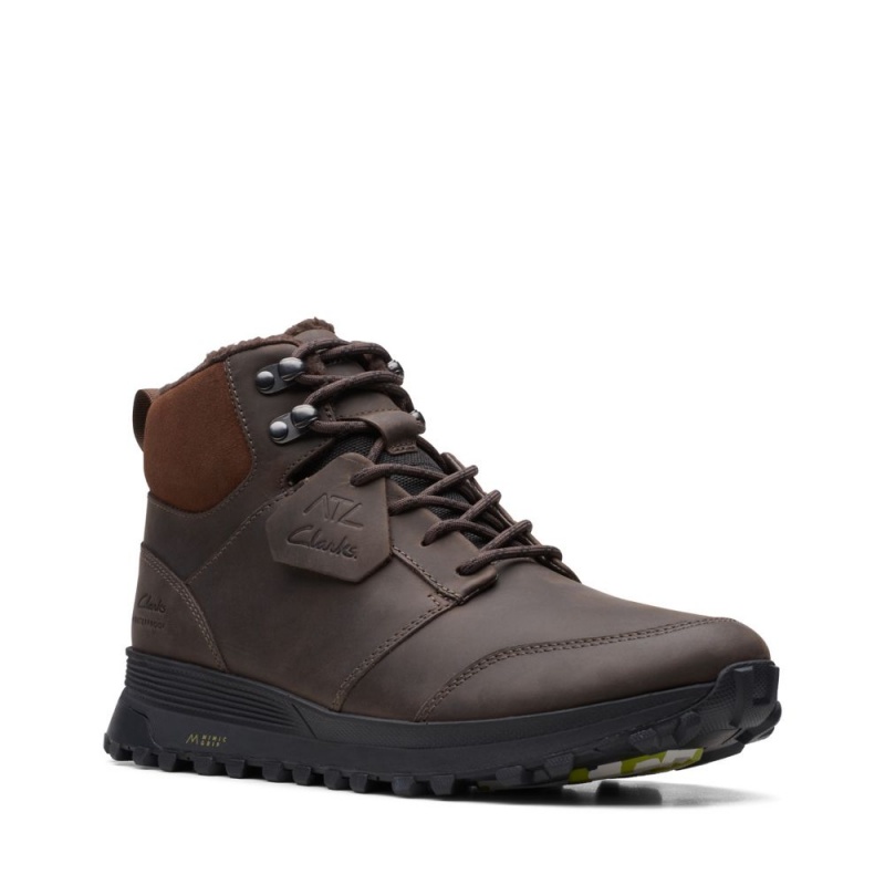 Pánské Tenisky Clarks ATL Trek Up Nepromokavé Hnědé | CZ-423608