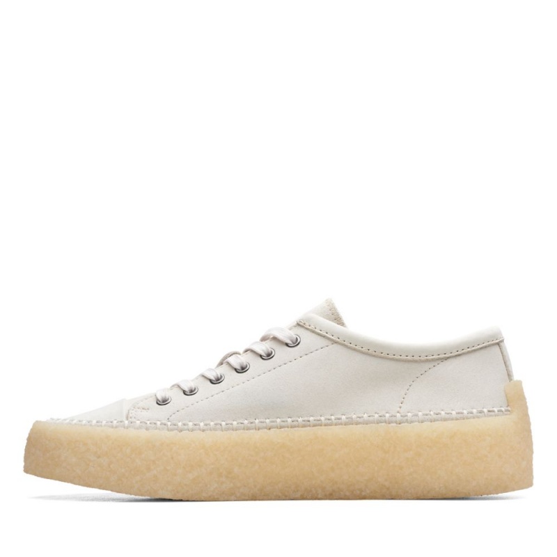 Pánské Tenisky Clarks Caravan Low Bílé | CZ-914732