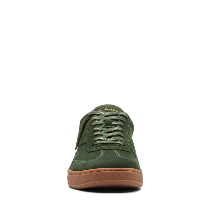 Pánské Tenisky Clarks Craft Rally Ace Tmavě Zelene | CZ-861437