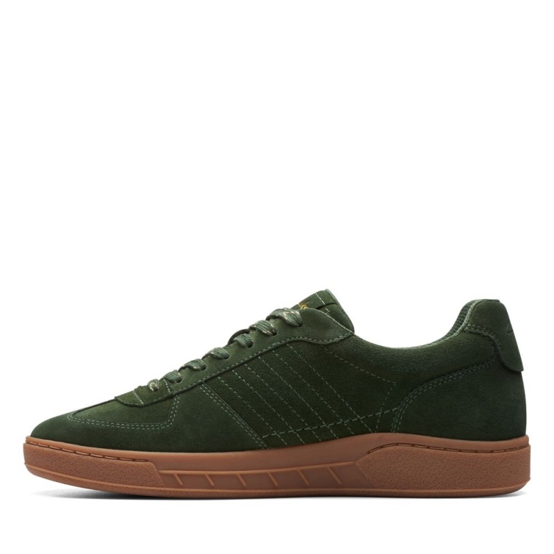 Pánské Tenisky Clarks Craft Rally Ace Tmavě Zelene | CZ-861437